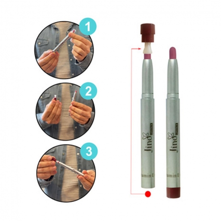 درصورت استفاده از تراش، این محصول قابلیت استفاده بعنوان خط لب را نیز دارد